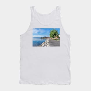 Lake Garda Bardolino promenade view Tank Top